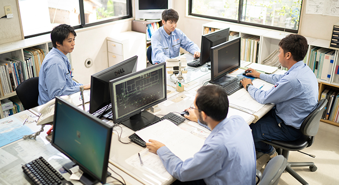 社内の様子